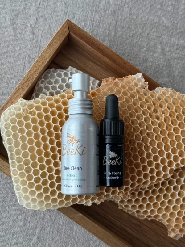 Duo mini på bivoks; Bee Clean Refresh + Pure Young 5ml