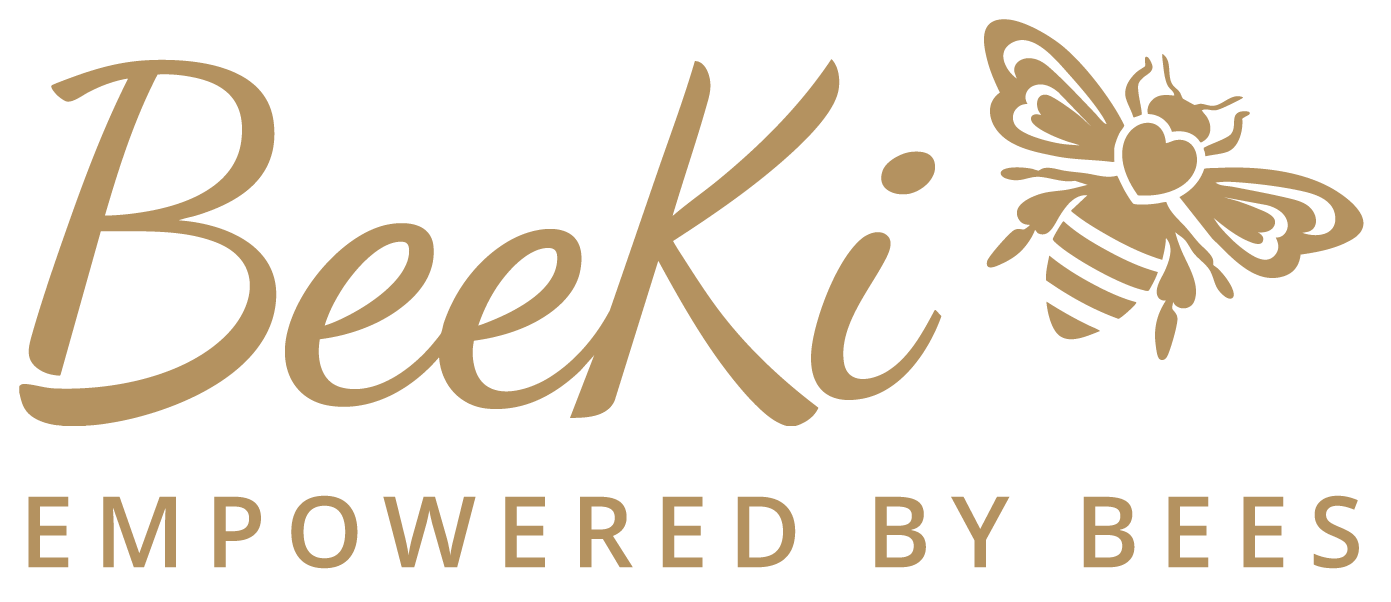 Beeki logo horisontal med payoff