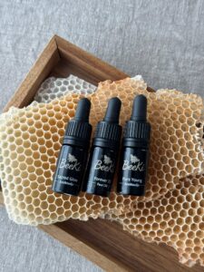 Trio mini ansiktsoljer pa bivoks